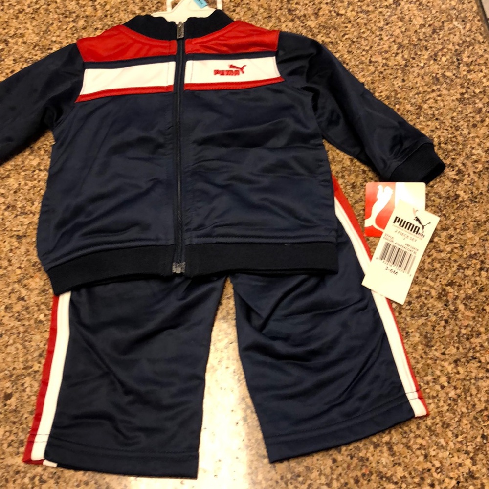 Infant puma jogging set SZ 3-6 months NWT